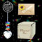 Kristall-Sonnenfänger für Opa, mit Holzbox, Regenbogenbrücke, Beileidsgeschenk für den Verlust des Großvaters, Fenster-Sonnenfänger für Erinnerung, Trauer, Geschenk, Beileid, Heilung,