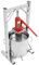 HuKaiL 12L Obstpresse mit Hydraulischer Wagenheber, Edelstahl Fruchtpresse Apfelpresse Manuelle mit 3T Druck, Apfelsaftpresse Weinpresse für Pressen Weintrauben, Erdbeeren, Maulbeeren, 33*26.5*65cm