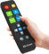 EZclicker Telecomando universale per TV con pulsante grande, semplice da usare, ideale per anziani, funziona con le principali marche TV (2 batterie AAA non incluse) (Nero)