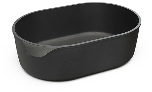 Hoffmann Cocotte à Oie 40x27 cm - Grande Cocotte Fonte d'Alu 8,5L, Revêtement Antiadhésif, Induction & Four, Fabriqué en Allemagne (sans Couvercle)