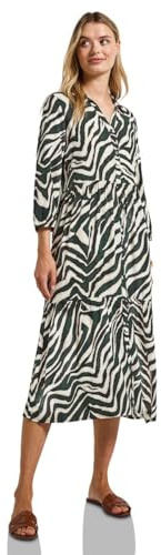 Street One Damen Gemustertes Volant-Kleid