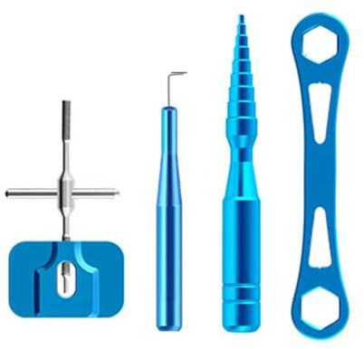 Wheel Remover Tool Reel Bearing Pin Spool Remover Demontage Schraubenschlüssel Angelrolle Kugellager Wartung