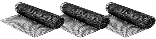 BURI Lot de 3 tapis anti-martres 195 x 150 cm – Répulsif anti-martres pour voiture et grille de protection contre les martres pour sol, transportable pour garage, carport, parking, découpable