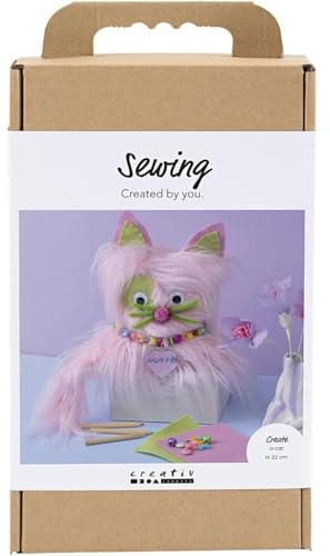 Creativ Company bastelset plüschkatze nähen für kinder