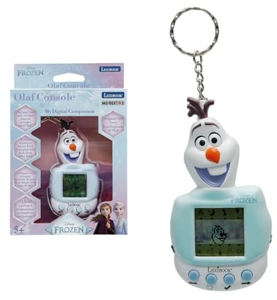 Lexibook, Disney Die Eiskönigin, My Best-E® Spielkonsole, LCD-Bildschirm, 3 Spiele enthalten, Olaf interaktiver Begleiter, Die Eiskönigin Universum, Hellblau und weiß, JLMB10FZ
