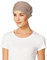 Christine Headwear Lotus Turban Damen Taupe | Chemo Kopfbedeckung Damen | Kopftuch für Damen Mit Haarausfall | Chemo Mütze Damen Auf 95% Viskose Bambus 5% Elasthan