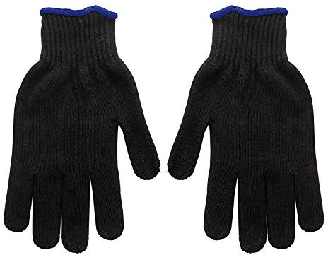 DEMA Strickhandschuhe Handschuhe Arbeitshandschuhe mit Noppen schwarz Gr. 9