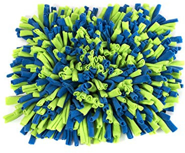 Procyon Interaktive Schnüffelmatte, Schnüffelwiese, Schnüffelteppich - Connect, Blau/Grün