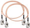 Superbat BNC Kabel 60cm BNC Stecker auf Stecker Verlängerungskabel 50 Ohm CB Funk Koaxialkabel Low Loss für Antennen Scanner Router Zwei Wege Radio Walkie Talkie 2 Stück