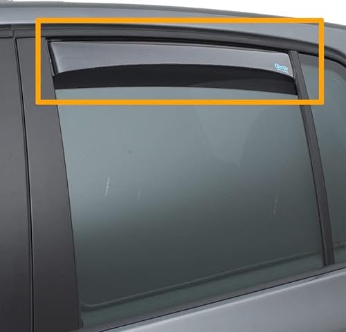 Hintere Windabweiser (1 Set) für die Fahrer und Beifahrerseite-CLI0042818 passend für Mercedes E-KLASSE TYP W211, LIM.,4-Door, 2002-2009