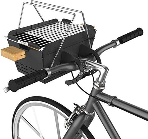 Knister Fahrradhalterung, Halterung für alle Camping Grill Varianten von Knister Grill, Zum sorgenfreien Transportieren des Camping Grills auf dem Fahrrad