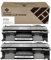 ZOOMTEC Ersatz für HP CF280A 80A Tonerkartusche Kompatibel mit HP Laserjet Pro 400/400dn/400dw/400d/M401dn/M401a/M401d/M401n/M401dne/M401dw MFP M425dw/M425dn Drucker (2er-Pack Schwarz)