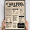 26 Geburtstag Geschenk, Alte Zeitung Holzbild Back in 1999 Vintage personalisierbar zum Hinstellen/Aufhängen opt. beleuchtet, 26 Geburtstag Frau, 26 Geburtstag Mann, 26. Geburtstag, 26 Geburtstag Deko