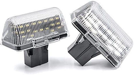 MOLEAQI 2x Fits For F-ord Transit MK6 MK7 1985-2013 For F-ord Transit Connect 2002-2013 OEM#4388111 Led Number License Plate Lights