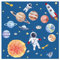 Little Deco Wandsticker Wandtattoo Kinderzimmer Jungen Weltall Raumschiff Wandaufkleber Sonnensystem Planeten Raketen Wandbild Sonne Kinder Sterne DL701-1