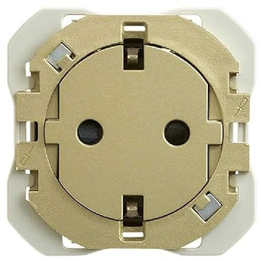 Base de enchufe cleanSimon 20000434-0972p+TT 16A Simon 270 Bronce2modulos