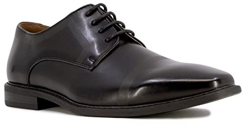 NINE WEST Mens Dress Shoes Oxford Shoes Formal Lace Up Dress Shoes for Men Business Derby Shoes Kalani Black 11