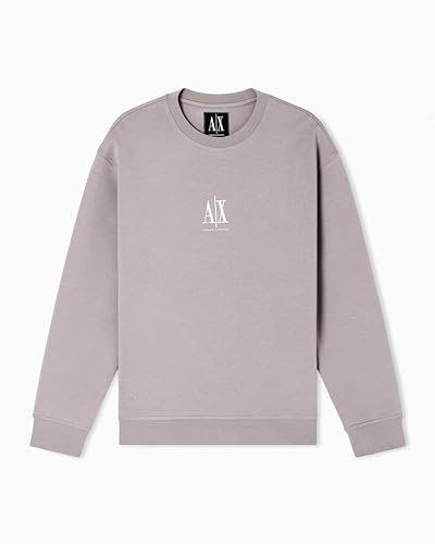 Armani Exchange Men's Cotton Icon Logo Crewneck Sweatshirt (pack of 1)