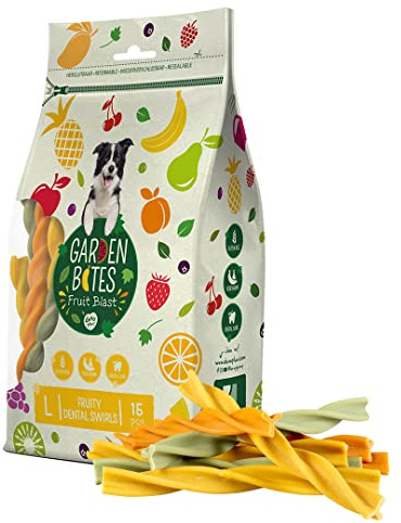DUVO GARDEN BITES FRUITY DENTAL SWIRLS (BLISTER T-L 16 CM 270 GR (15 Stück))