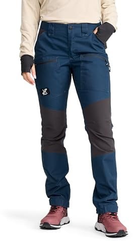 RevolutionRace Damen Nordwand Pro Pants, Hose zum Wandern und für viele Outdoor-Aktivitäten, Moonlit Ocean, XL