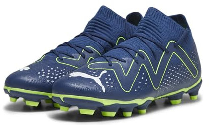 PUMA Jungen Unisex Kinder Future Match FG/AG JR Fussballschuh, Persian Blue White-PRO Green, 29 EU