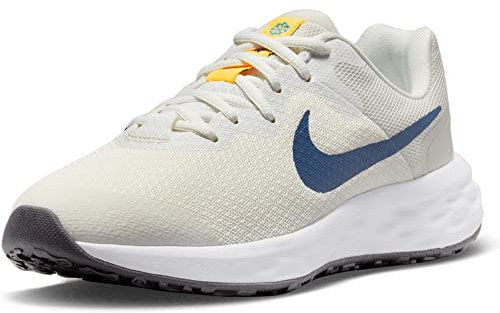 Nike Revolution 6 Sneaker, Summit White Diffused Blue Light Knochen, 18.5 EU