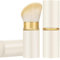 Falliny einziehbarer Make-up-Pinsel, abgewinkelter Kabuki-Puder-Make-up-Pinsel für Reisen mit Rouge, Bronzer, Buffing, Highlighter, makellose Puderkosmetik