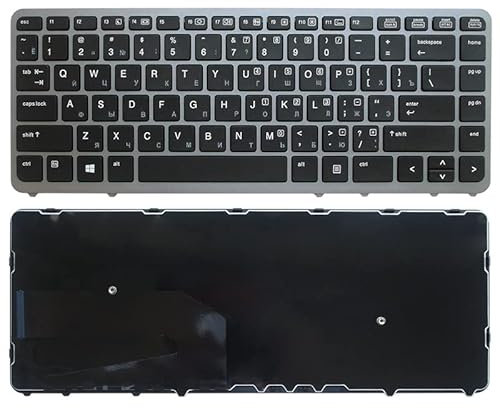 YANHAO Clavier de Remplacement Russe for HP Elitebook 840 G1 G2 850 G2 RU sans rétro-éclairage [Facile à Installer] (Color : NO Backlit Rocker)