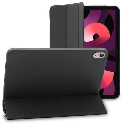 ebestStar - Coque pour iPad 10.9 (2022) Apple, Etui Slim Cover, Housse Silicone Rabat Magnétique, Noir