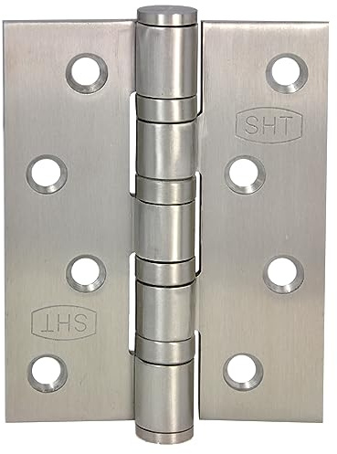 ALSTEN TECH Scharnier 100x75mm aus Edelstahl mit Kugellager für Tür Garten | Tor Türband Türscharnier robust, langlebig und Vielseitig Klappbar Türangel, für Innen und Außenbereich Schwerlast