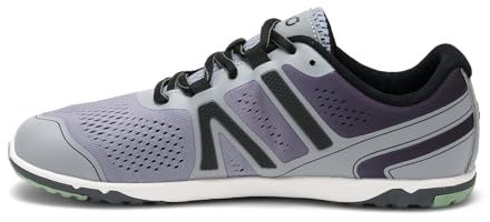 Xero Shoes Damen HFS II Laufschuhe - Barfußschuhe mit breiter Zehenbox, Nullabsatz Laufschuhe für Damen - Asphalt/Alloy, Größe 38 EU