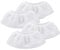 DHinkyoung 4 Pcs Microfibre Cloth Cover for Karcher Steam Cleaner, Washable Replacement Cloth Terry Steam Mop Pads Compatible with Karcher Steam Cleaner EasyFix SC2 SC3 SC4 SC5 Hand Nozzle Accessories