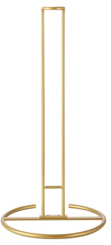 Markcco Porte-Serviettes en Papier pour comptoir, Support pour l'organisation et Le Rangement de la Cuisine, Support de Rouleau d'essuie-Tout pour Rouleaux de Taille Standard et Grande (doré)