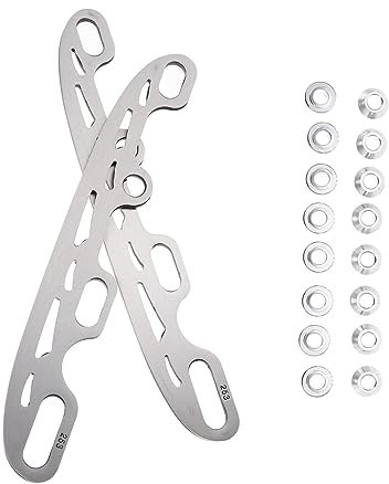 Sosoport 1 Satz Schlittschuhe Skating-Schuh-Klingen Outdoor-Zubehör Rollschuhe Skaten Notwendigkeit Zubehör zum Eislaufen Rolle Komponente Eishockey-Klinge Rollschuhlaufen Rostfreier Stahl