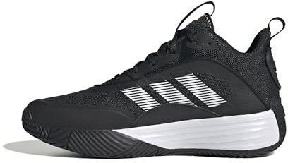 adidas Own The Game 3 Shoes, Zapatillas de Baloncesto Hombre, Core Black/FTWR White/FTWR White, 44 EU