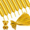 Luftballons Lang, Luftballon Modellieren, 100 StüCk 260q Metallic Modellierballons, Magische Gedrehte Luftballons, Diy-Tierballons füR Hochzeit, Verlobung, Karnevalsparty-Dekoration (Gold)