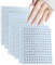 KGDUYC 3D Alphabets Nagelsticker Nagelfolie Selbstklebend Buchstaben Aufkleber Nägel Zubehör Nagelaufkleber Klebebuchstaben Aufkleber Selbst Gestalten Letter Nail Sticker Letters (7 Blätter)