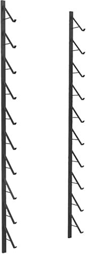 XDRGOOIUY Supports muraux pour Carreaux de Sol, présentoir Commercial à 10 Niveaux pour Panneaux/Portes en Bois avec Fente pour Cartes, étagère de présentation en Porcelaine pour magasins de détail