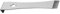 Metal Pry Rod Stainless Steel Pry Tool Flat Crowbars Tool Thin Trim Rod Small Pry Rod Scraper Multipurpose Crowbars
