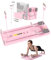 AMAZINGHOME Pilates Board mit automatischem Rückprall – Faltbares Core-Trainingsgerät für Zuhause, inkl. Knieschutz & Video-Anleitung, ideal für Anfänger & Profis (Rosa)