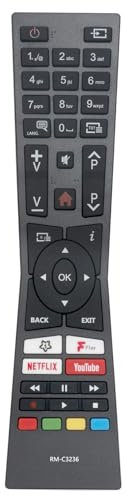 Mando a distancia universal compatible con mando a distancia de TV JVC RM-C3236 RMC3236
