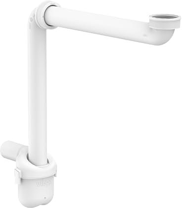 Hansgrohe Zubehör - Waschtischsiphon, platzsparend, 32 mm, weiß 54235000