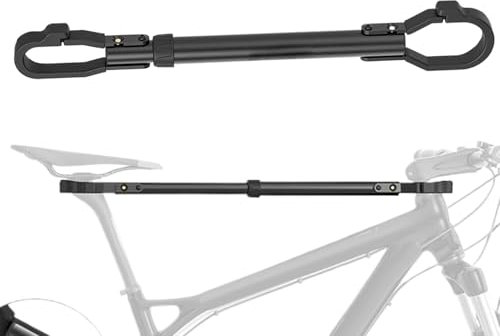 Thicmed - Barra per bicicletta trasversale, adattatore per motore, montaggio per ruota del tetto regolabile, guida per moto, barre di traino del tubo superiore, aste