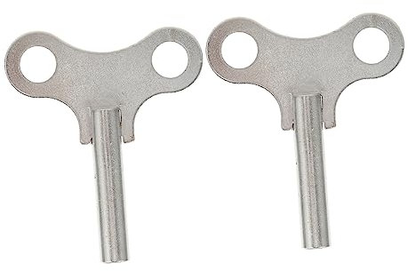 Gadpiparty Uhrenaufzieher-schlüssel – 2 Stück Stahl Tischuhr-schlüssel Uhr-aufziehmechanismus Heimgebrauch