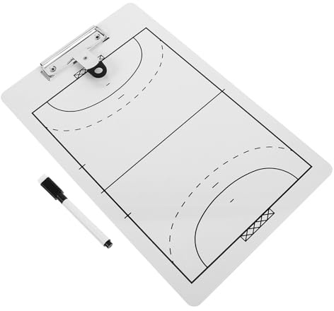 GALPADA Volleyball Whiteboard Doppelseitig Trocken Abwischbar PVC Weiß für Training und Spiele Volleyball Trainerausrüstung für Bessere Kommunikation und Haltbarkeit