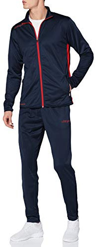 Uhlsport Kinder Essential Classic Trainingsanzug, Marine 14/rot, 128 EU
