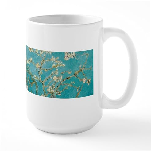 CafePress Van Gogh Almond Blossoms Mugs 15 oz (444 ml) Ceramic Coffee Mug