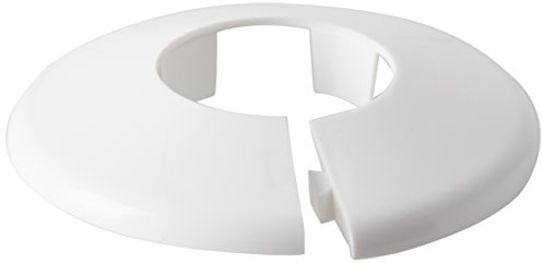 Talon - Click in Pipe Collar - White - 28mm - Pack of 10 - Clicks Into Place - High Grade Polypropylene - for Home Improvement, Plumbing, Pipe Installation