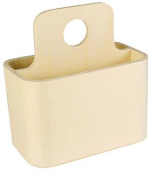 MegaCrea DIY Pot en Bois pour Couverts ou Crayons 16 x 9,5 x 17