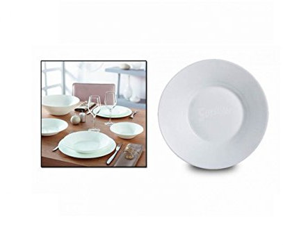 Luminarc Alizee L0301 6 Deep Plates 23 cm White